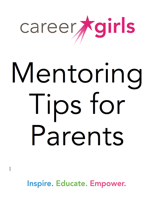 mentoring tips for parents career girls