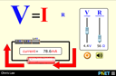 Screenshot of the simulation Ohm's Law